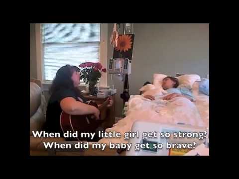 Mãe canta para filha poucas horas antes desta morrer